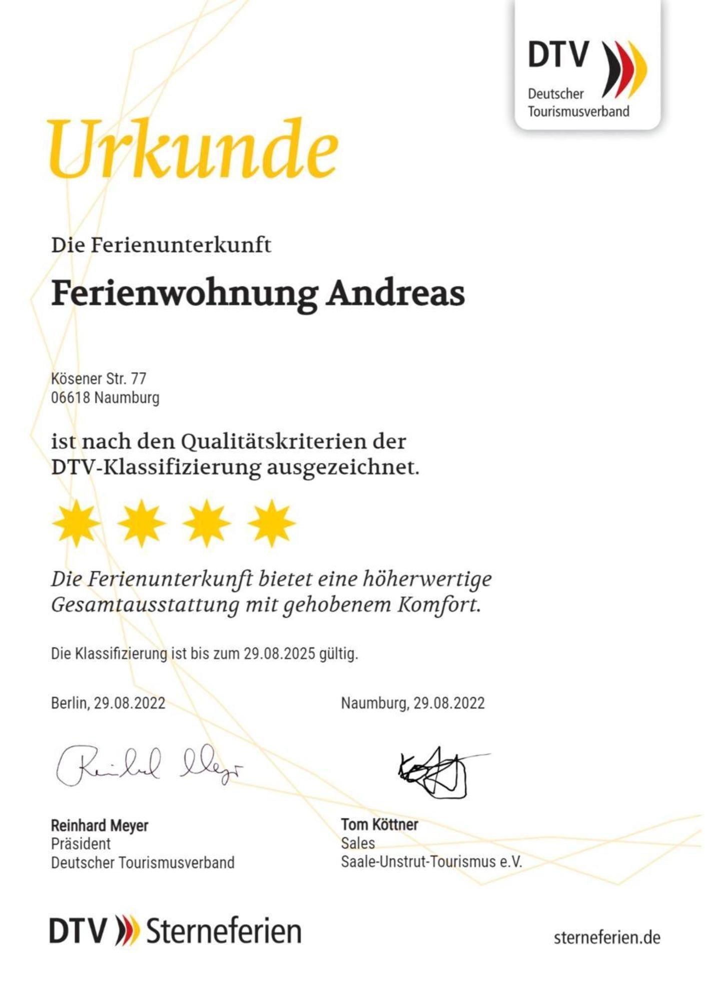 Ferienwohnung Andreas Naumburg  Eksteriør billede